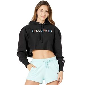 HP- Cropped Reverse Weave® Pullover Hoodie